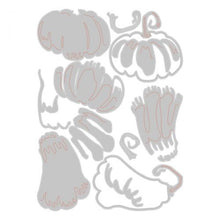 Load image into Gallery viewer, Tim Holtz Pumpkin Duo Colorize Thinlits Die Set 12pk - 665999 - Sizzix