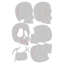 Load image into Gallery viewer, Tim Holtz Spencer Colorize Thinlits Die Set 6pk - 666001 - Sizzix Skull