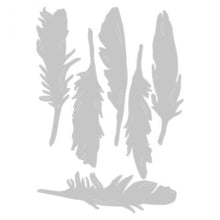 Load image into Gallery viewer, Tim Holtz Feathery Thinlits Die Set 6pk - 666003 - Sizzix Feather