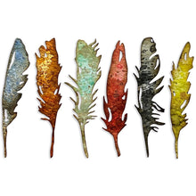 Load image into Gallery viewer, Tim Holtz Feathery Thinlits Die Set 6pk - 666003 - Sizzix Feather