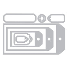 Load image into Gallery viewer, Tim Holtz Tag Collection Framelits Dies by Sizzix - 658784