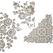 Load image into Gallery viewer, Tim Holtz Mixed Media #5 Thinlits Dies By Sizzix - 662688 - Roses Floral Cut-Out Cardmaking