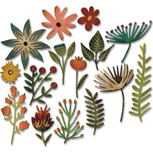 Load image into Gallery viewer, Tim Holtz Funky Floral #3 Thinlits Dies By Sizzix - 662702 Flowers