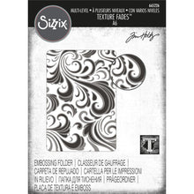 Load image into Gallery viewer, Tim Holtz Swirls Texture Fades Multi-Level Embossing Folder - 665226 - Sizzix Chapter 1