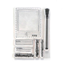 Load image into Gallery viewer, NEW Elizabeth Craft Designs Polaroid Embellishments 1 Stamp Set - Picture It Art Journal - Planner Essentials Photo Album ECD CS217