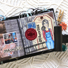 Load image into Gallery viewer, NEW Elizabeth Craft Designs Happy Patterns Stencil Set - Picture It Art Journal - Planner Essentials Photo Album ECD S041