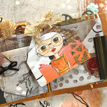 Load image into Gallery viewer, NEW Elizabeth Craft Designs Art Journal Chick Stamp Set - Picture It Art Journal - Planner Essentials Photo Album ECD CS216