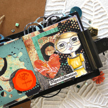 Load image into Gallery viewer, NEW Elizabeth Craft Designs Art Journal Chick Stamp Set - Picture It Art Journal - Planner Essentials Photo Album ECD CS216