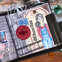 Load image into Gallery viewer, NEW Elizabeth Craft Designs Seal Embellishments Stamp Set - Picture It Art Journal - Planner Essentials Photo Album ECD CS220