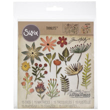 Load image into Gallery viewer, Tim Holtz Funky Floral #3 Thinlits Dies By Sizzix - 662702 Flowers
