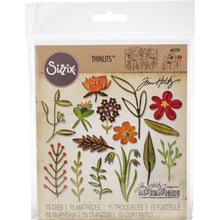 Load image into Gallery viewer, Tim Holtz Funky Floral #2 Thinlits Dies By Sizzix - 662701 Flowers