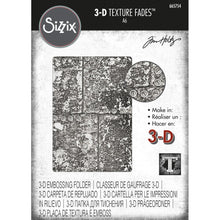 Load image into Gallery viewer, Tim Holtz Industrious 3-D Texture Fades Embossing Folder - 665754 - Sizzix Chapter 3