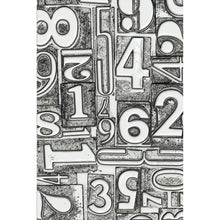 Load image into Gallery viewer, Tim Holtz Numbered 3-D Texture Fades Embossing Folder - 665753 - Sizzix Chapter 3