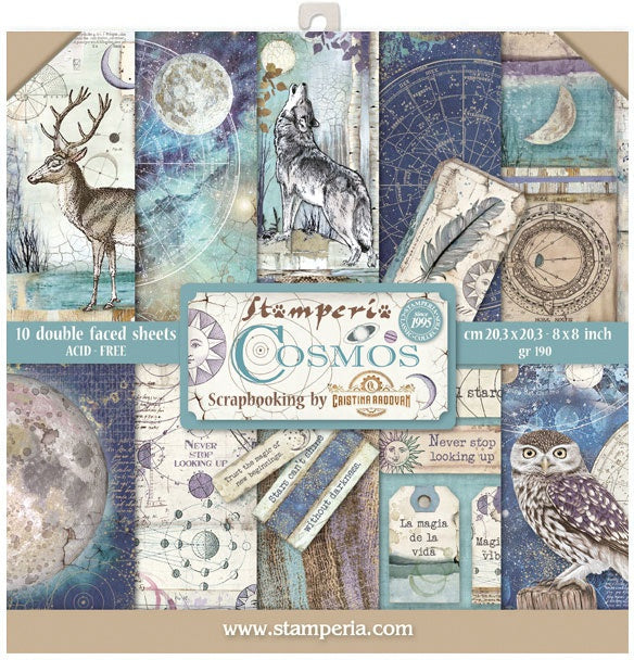 Stamperia Cosmos - Double-Sided Paper Pad 8