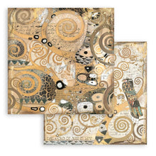 Load image into Gallery viewer, Stamperia Klimt 8&quot;X8&quot; Double-Sided Paper Pad 10 sheets Art Scrapbook
