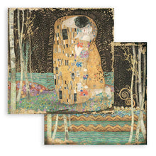 Load image into Gallery viewer, Stamperia Klimt 8&quot;X8&quot; Double-Sided Paper Pad 10 sheets Art Scrapbook
