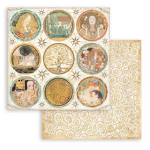 Load image into Gallery viewer, Stamperia Klimt 8&quot;X8&quot; Double-Sided Paper Pad 10 sheets Art Scrapbook
