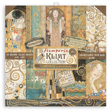 Load image into Gallery viewer, Stamperia Klimt 8&quot;X8&quot; Double-Sided Paper Pad 10 sheets Art Scrapbook
