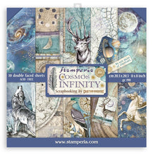 Load image into Gallery viewer, Stamperia Cosmos Infinity - Double-Sided Paper Pad 8&quot;X8&quot; 10/Pkg SBBS67
