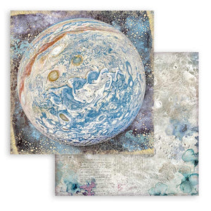 Stamperia Cosmos Infinity Backgrounds - Double-Sided Paper Pad 8"X8" 10/Pkg SBBS71