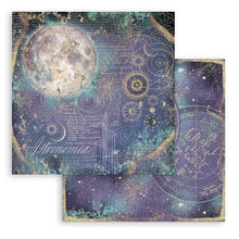 Load image into Gallery viewer, Stamperia Cosmos Infinity Backgrounds - Double-Sided Paper Pad 8&quot;X8&quot; 10/Pkg SBBS71

