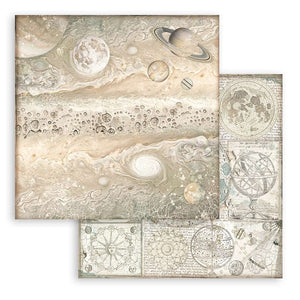 Stamperia Cosmos Infinity Backgrounds - Double-Sided Paper Pad 8"X8" 10/Pkg SBBS71