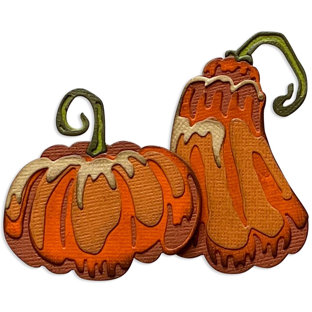 Tim Holtz Pumpkin Duo Colorize Thinlits Die Set 12pk - 665999 - Sizzix