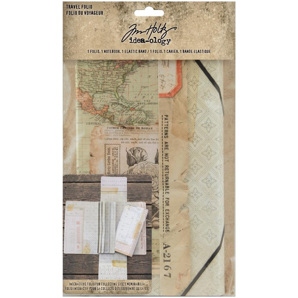 Tim Holtz Idea-ology: Travel Folio - TH94032 - Journal Junk Ephemera