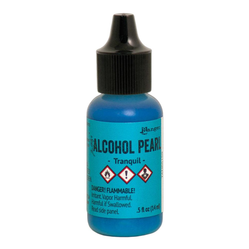 Tim Holtz Tranquil Alcohol Pearls .05oz Ranger