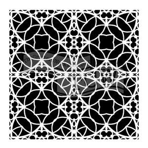 The Crafter's Workshop Spanish Tile 6"X6" Stencil Template TCW Art Mixed Media