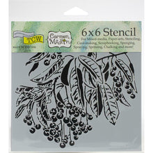Load image into Gallery viewer, The Crafter&#39;s Workshop Sweet Berries 6&quot;X6&quot; Stencil Template TCW911
