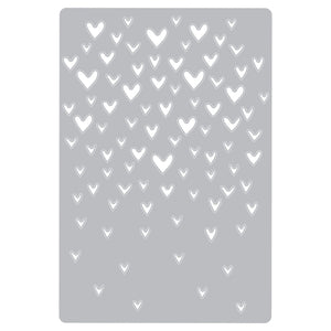 Sizzix Drifting Hearts Thinlits Die - Confetti Valentine Love Card Making