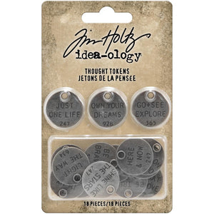 Tim Holtz Idea-ology: Thought Tokens - TH94024