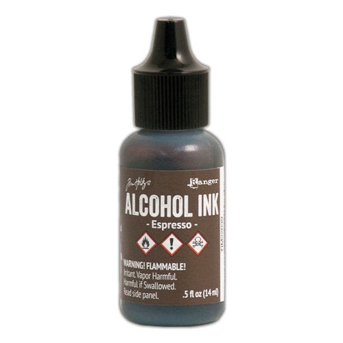 Tim Holtz Espresso Alcohol Ink - .5oz Ranger