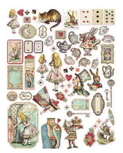 Load image into Gallery viewer, Stamperia Alice Die Cuts - DFLDC07 Ephemera Wonderland
