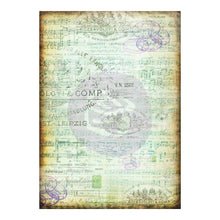 Load image into Gallery viewer, Finnabair - Musica Tissue Paper - 27.5&quot;x19.7&quot; - 6 sheets - 571410 - Art Daily by Prima Marketing - Decoupage Mixed Media
