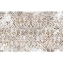 Load image into Gallery viewer, Prima Re-Design - Washed Damask - Decoupage Decor Tissue Paper - 19&quot;x30&quot; - Distressed Vintage Wallpaper
