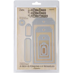 Tim Holtz Tag Collection Framelits Dies by Sizzix - 658784