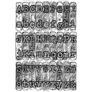 Tim Holtz Typewriter 3-D Textured Impressions Embossing Folder - 664760 - Sizzix Chapter 1