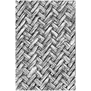 Tim Holtz Intertwined 3-D Textured Impressions Embossing Folder - 664759 - Sizzix Chapter 1