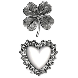 Tim Holtz Lucky Love 3-D Impresslits Embossing Folder - 665227 - Sizzix Chapter 1