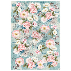 Prima Re-Design - Zola - Mulberry Tissue Paper - 19"x30" - 644703 - Decoupage Decor Flower Floral