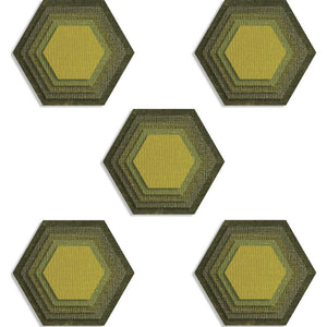 Tim Holtz Stacked Tiles, Hexagons Thinlits Dies By Sizzix - 664420