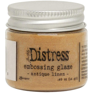 Tim Holtz Antique Linen Distress Embossing Glaze - Ranger 0.49oz