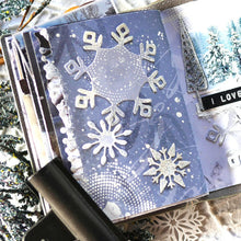 Load image into Gallery viewer, Elizabeth Craft Designs Frosty Patterns Stamp Set ~ Planner Essentials Photo Album ECD Clear Stamps
