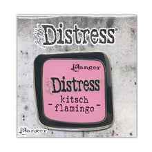 Load image into Gallery viewer, Tim Holtz Kitsch Flamingo Distress Enamel Collector Pin - New Color
