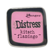Load image into Gallery viewer, Tim Holtz Kitsch Flamingo Distress Enamel Collector Pin - New Color
