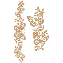 Load image into Gallery viewer, Prima Marketing Butterfly Borders - Decorative Chipboard - 2 pieces Butterflies Embellishment
