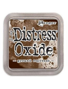 Tim Holtz Distress Oxide Ink Pad: Ground Espresso - Coffee Dark Brown