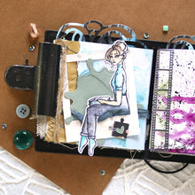 Load image into Gallery viewer, NEW Elizabeth Craft Designs Creative Girls Stamp Set - Picture It Art Journal - Planner Essentials Photo Album ECD CS219
